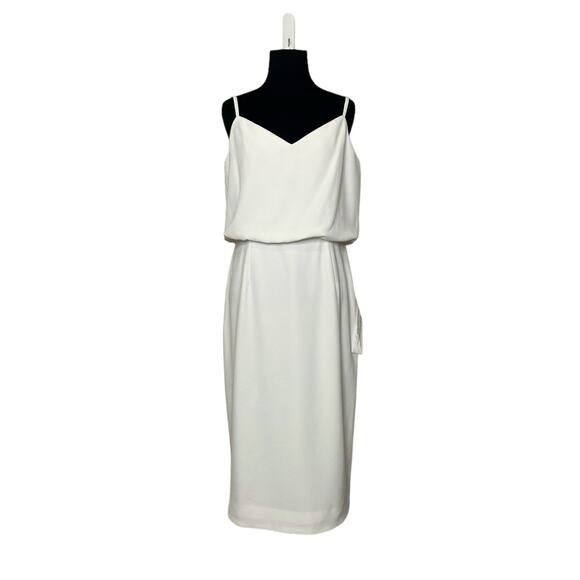 Dress The Population off white midi dress size Large - Picture 14 of 16